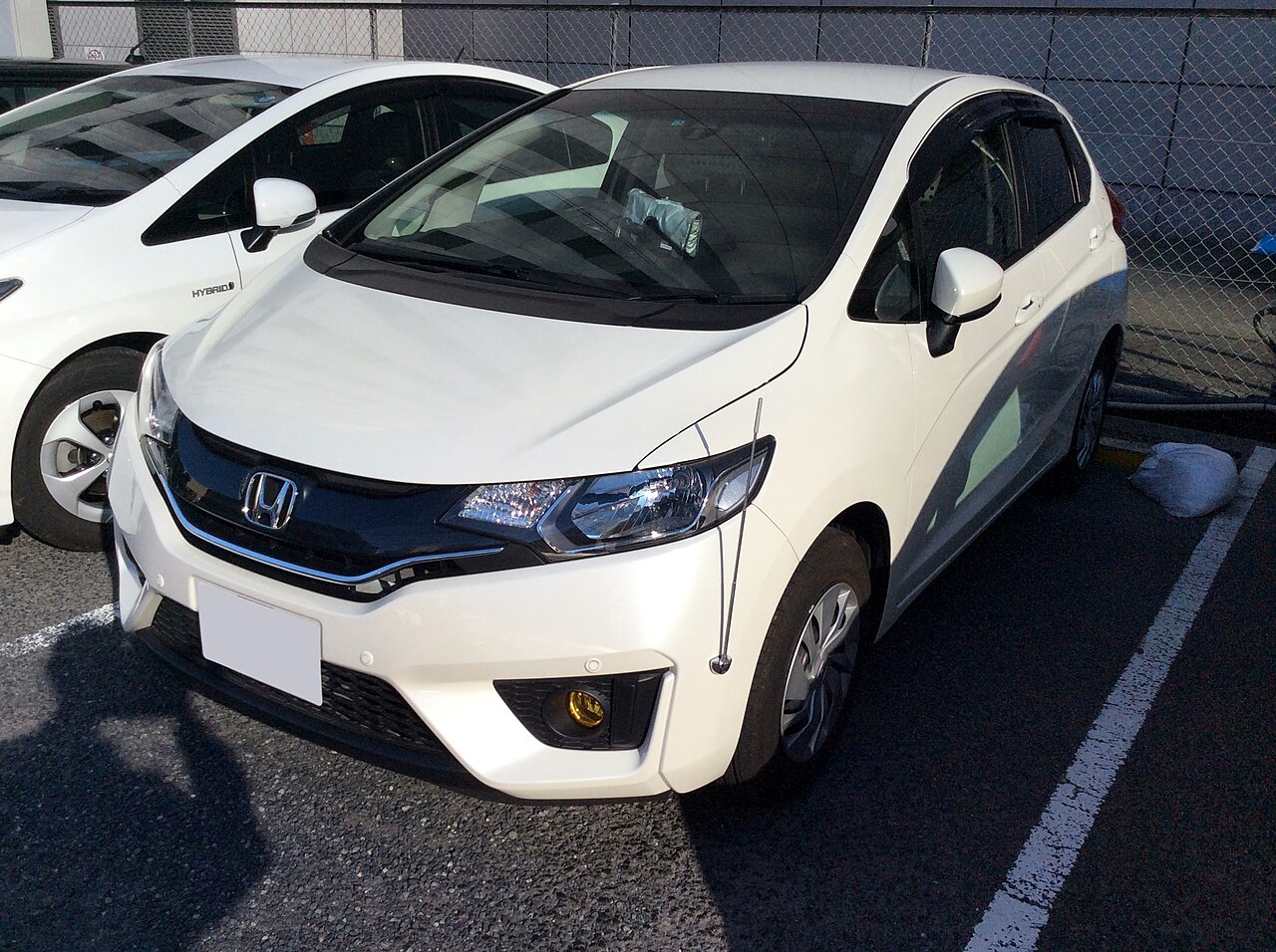 2019 Honda Fit Hybrid — front three-quarter exterior view