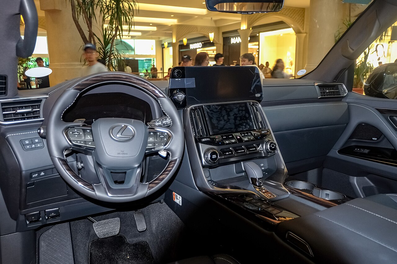 Lexus LX 570 — interior, dashboard and cabin